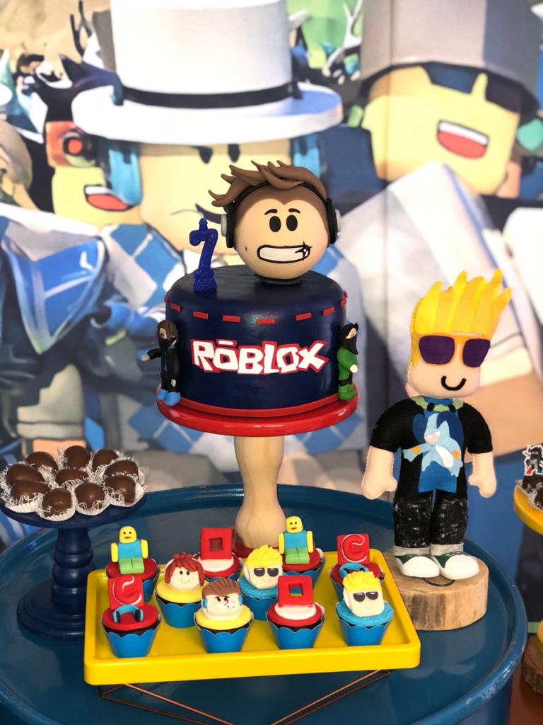 Decoração festa Roblox - Festejando Sempre